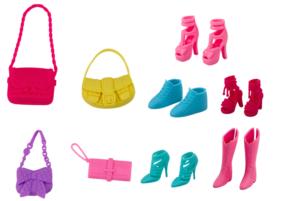 Lėlė Anlily su drabužiu rinkiniu ir priedais