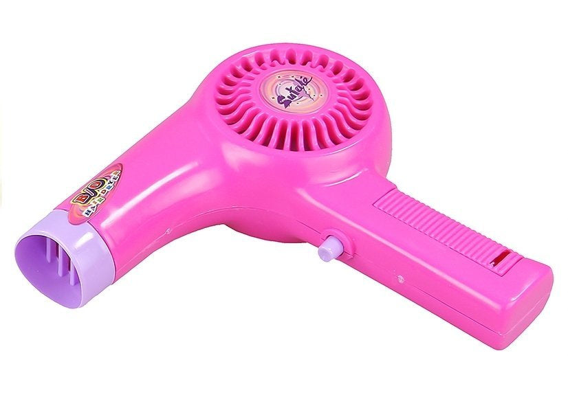 Žaislinis plaukų aksesuarų rinkinys lagaminėlyje, rožinis