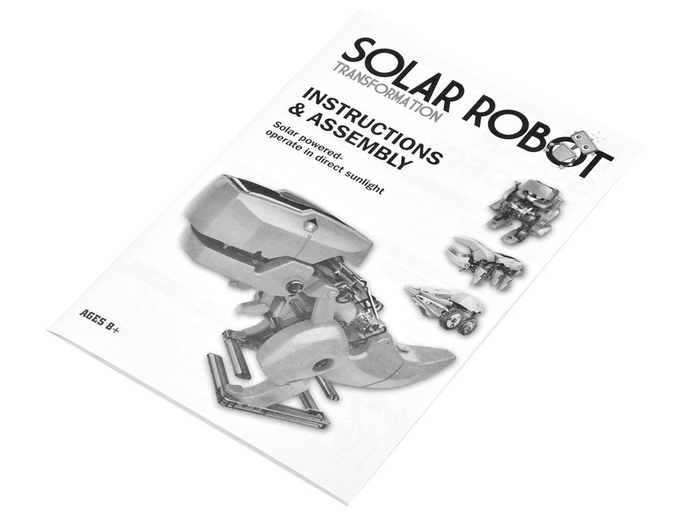 Saulės baterija valdomas dinozauro konstruktorius 4in1