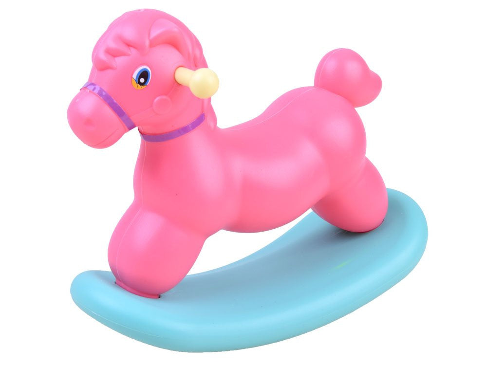 Lėlė su supamuoju arkliu ir aksesuarais