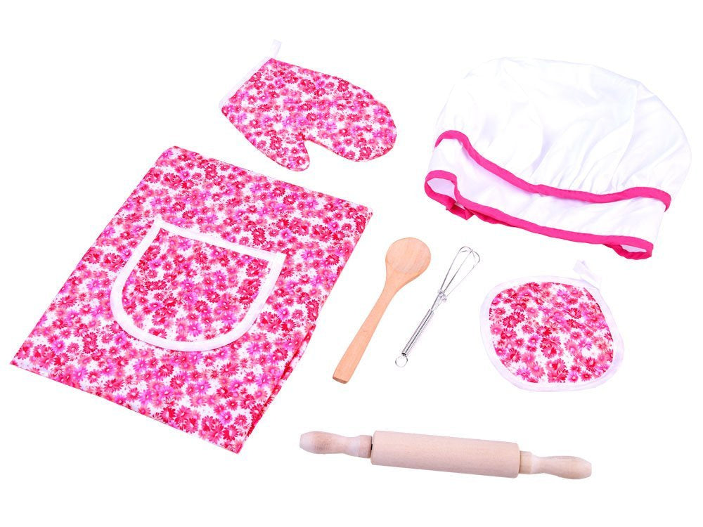 Virėjo rinkinys su aksesuarais, rožinis
