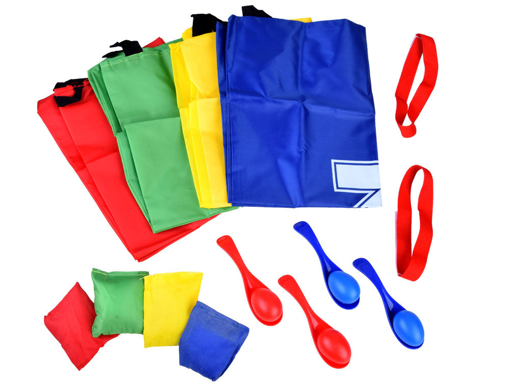 Šokinėjimo maišelių rinkinys su priedais vaikams