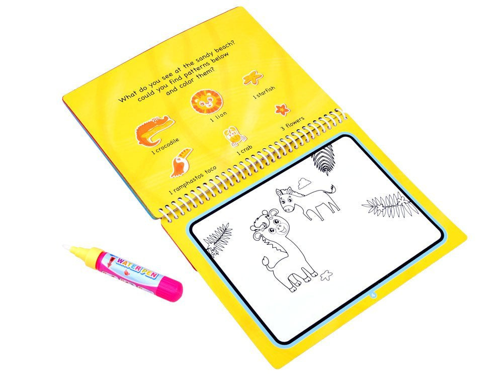 Vandens spalvinimo knygelė „Gyvūnai“