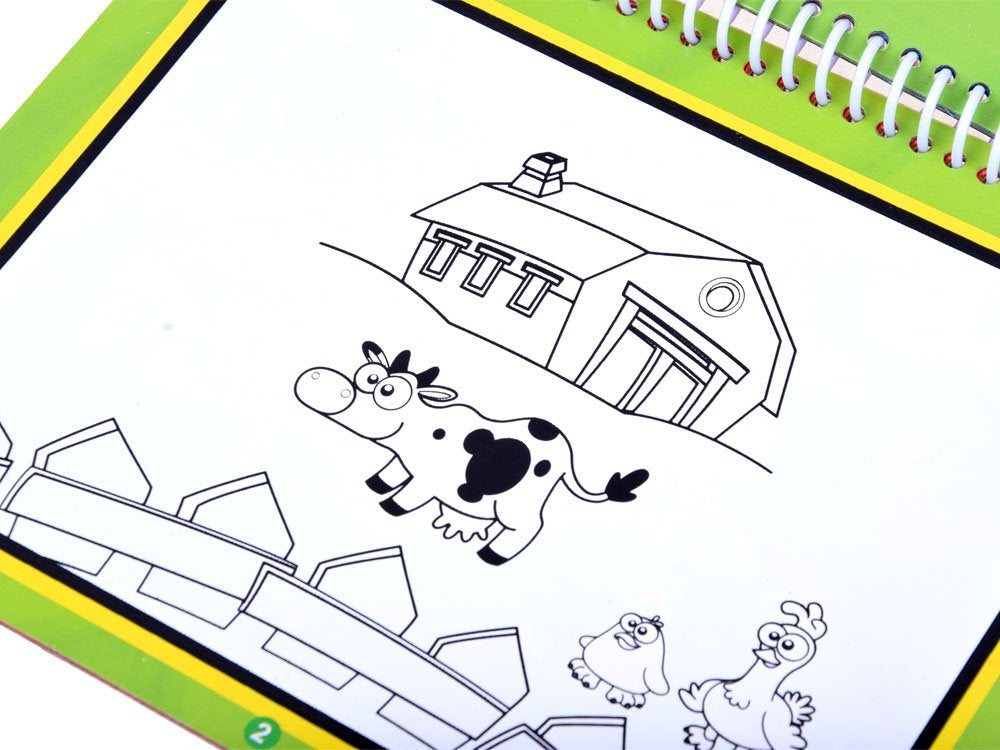 Vandens spalvinimo knygelė „Gyvūnai“