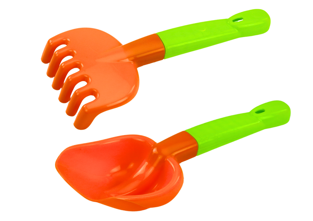 Didelis smėlio žaislų rinkinys su formelėmis 9 el.