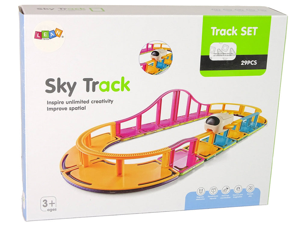 Magnetinio konstruktoriaus rinkinys Sky Track 29 el