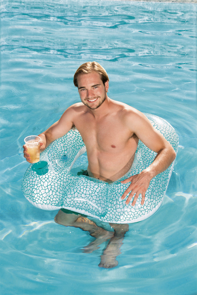 Pripučiamas plaukimo ratas 102 cm, mėlynas