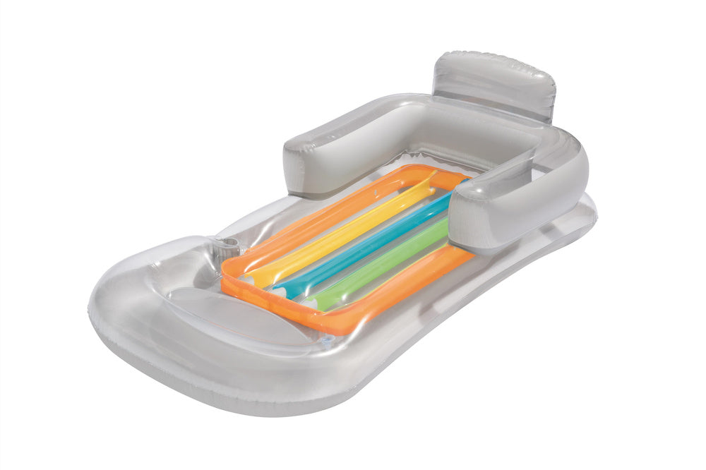 Pripučiamas čiužinys fotelis 161 x 84 cm, pilkas