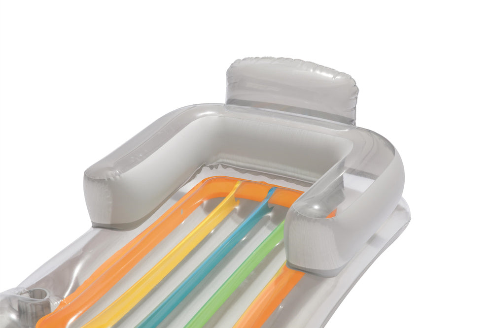 Pripučiamas čiužinys fotelis 161 x 84 cm, pilkas