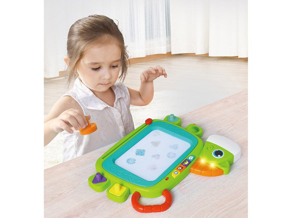 Magnetinė piešimo lenta su antspaudais, garso ir šviesos efektais, Hola