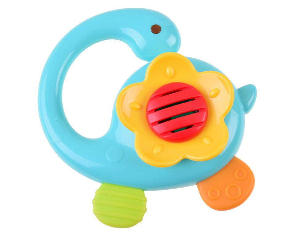 Barškučių ir kramtukų rinkinys kūdikiui 5 vnt. Dinozaurai, Hola