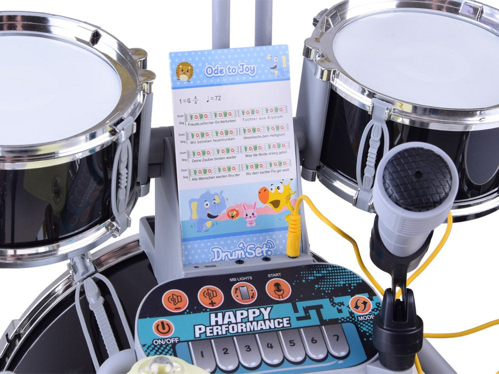 Vaikiškų būgnų rinkinys su mikrofonu