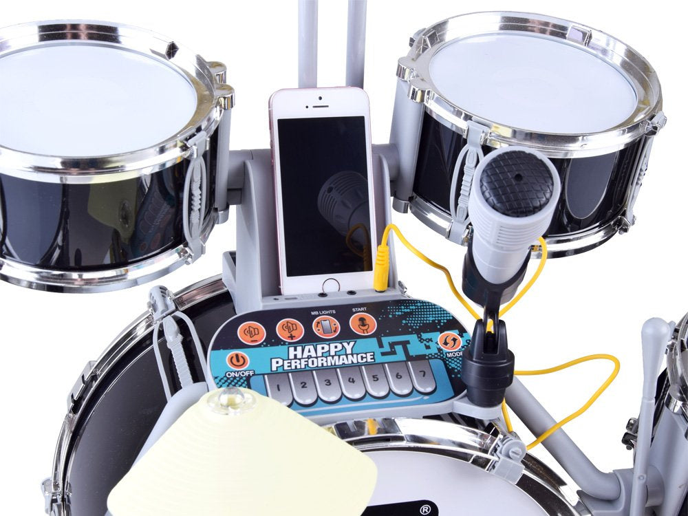 Vaikiškų būgnų rinkinys su mikrofonu