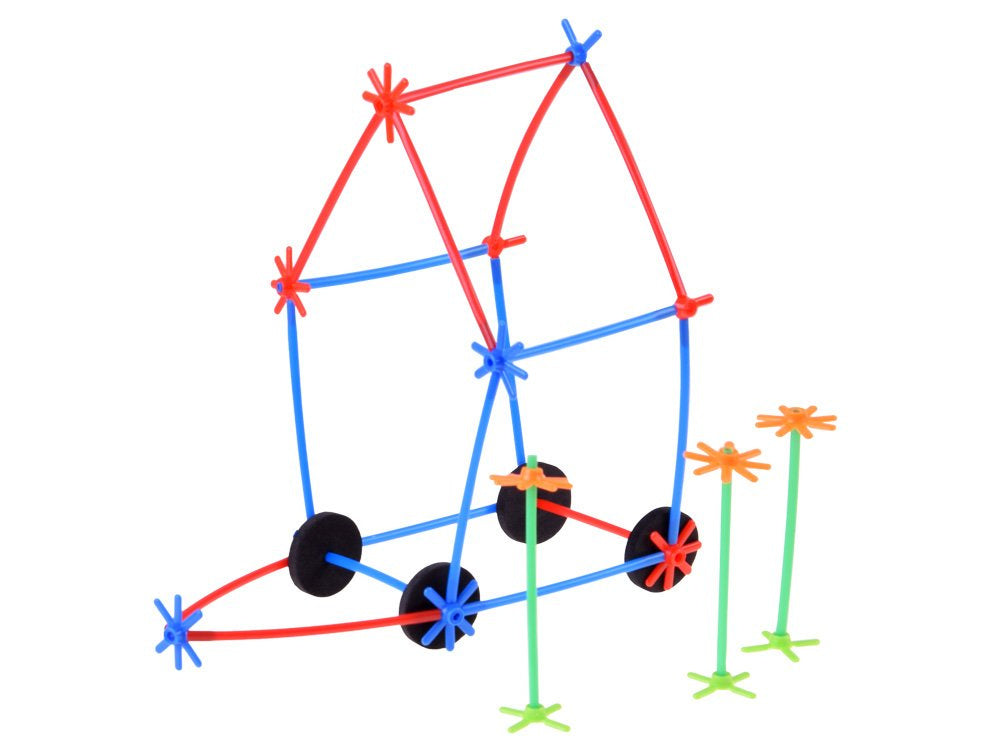 3D kūrybinis šiaudelių konstruktorius  238 el.