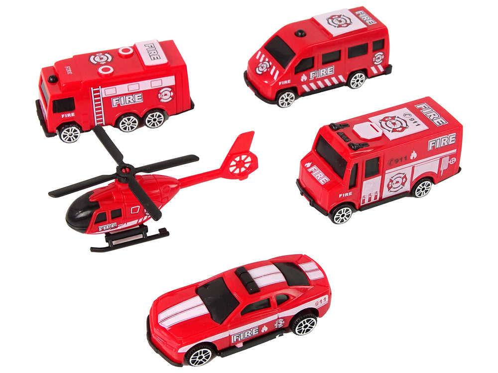 Policijos ir ugniagesių transporto priemonių rinkinys