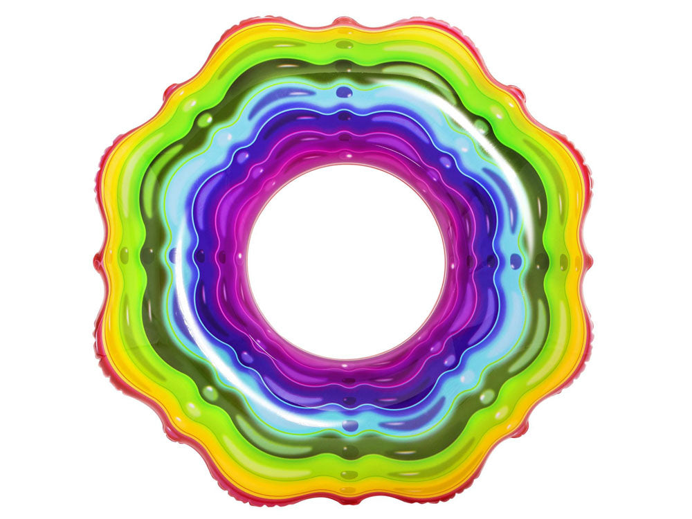 Pripučiamas plaukimo ratas 115 cm, Bestway, spalvota želė