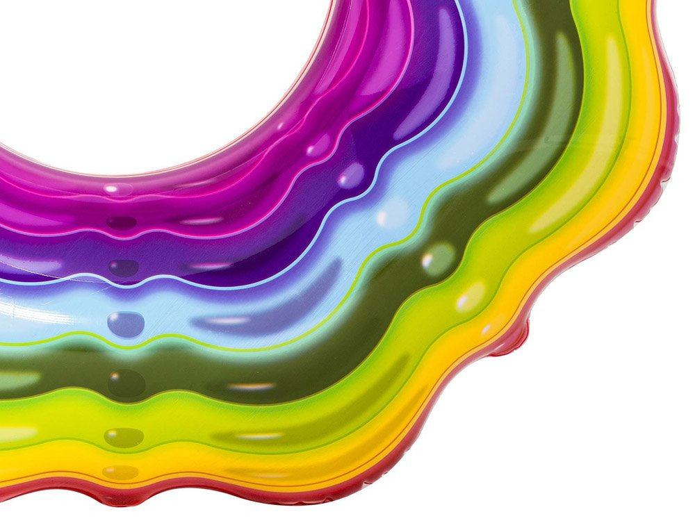 Pripučiamas plaukimo ratas 115 cm, Bestway, spalvota želė