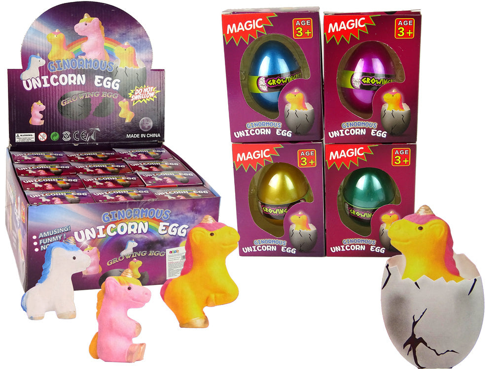 Vienaragio kiaušinis, augantis vandenyje 6 cm, 4 spalvos