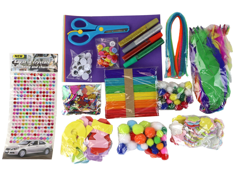 Kūrybiškas rinkinys stiklainyje, geltonas