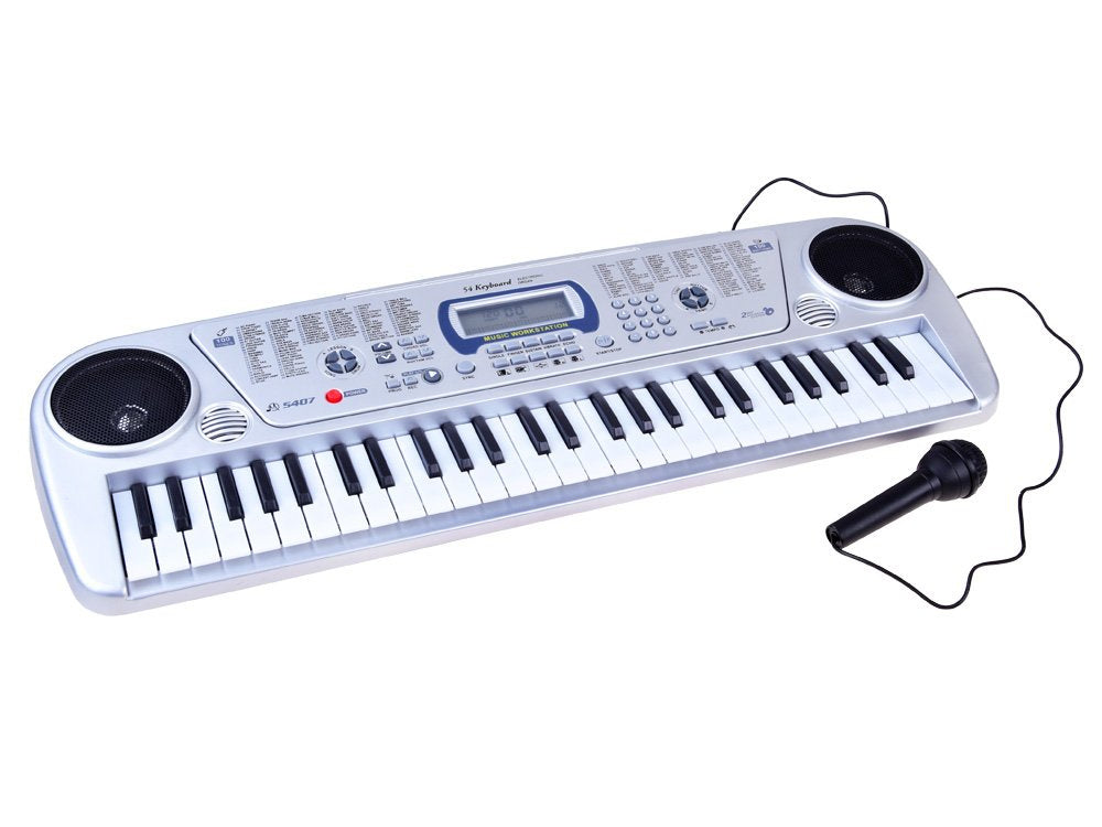 Vaikiškas sintezatorius su mikrofonu MQ5407 54 klavišai