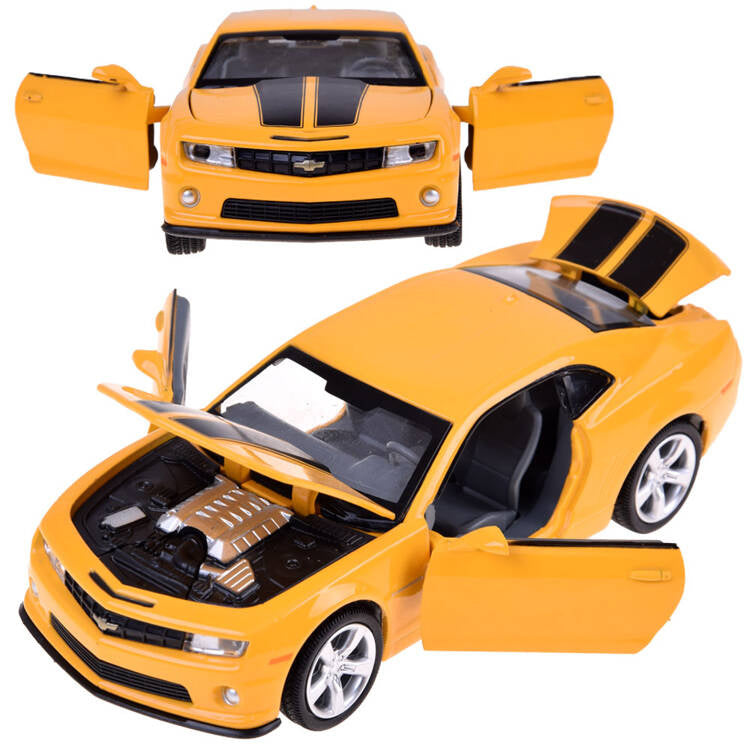 Metalinis automobilis Chevrolet Camaro SS 1:32, geltonas