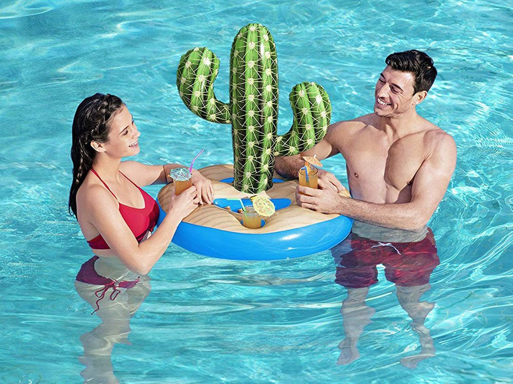 Pripučiamas gėrimų laikiklis kaktusas, Bestway