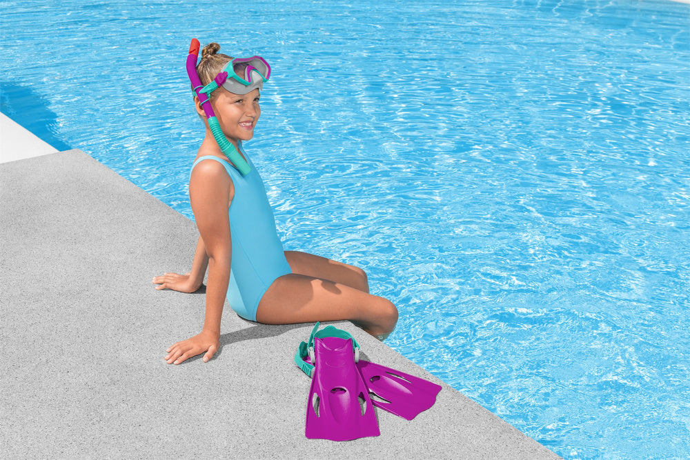 Vaikiškas nardymo rinkinys Bestway 25046, violetinis