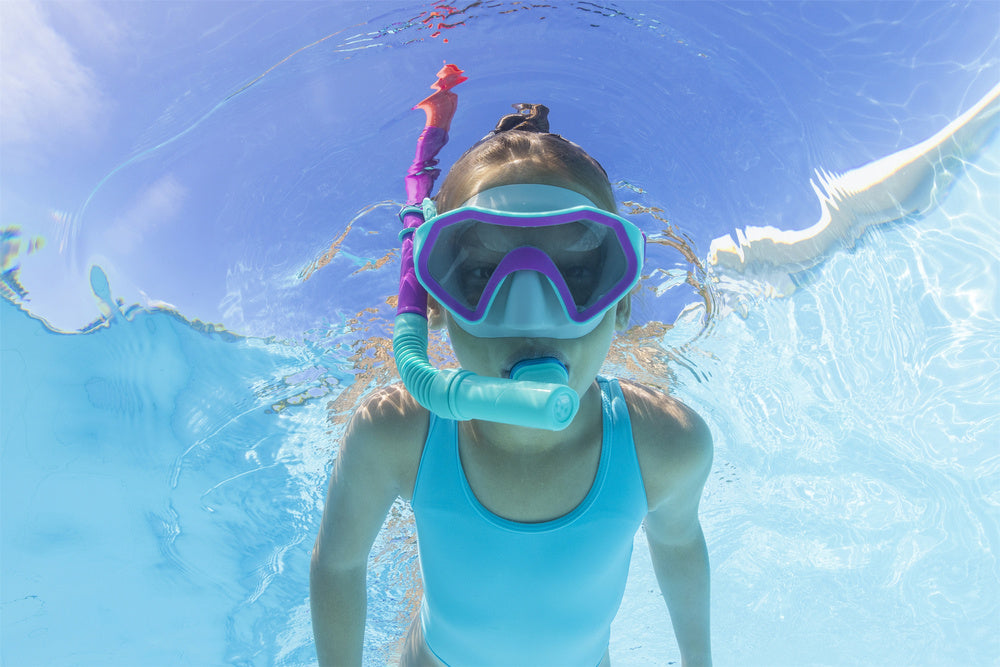 Vaikiškas nardymo rinkinys Bestway 25046, violetinis