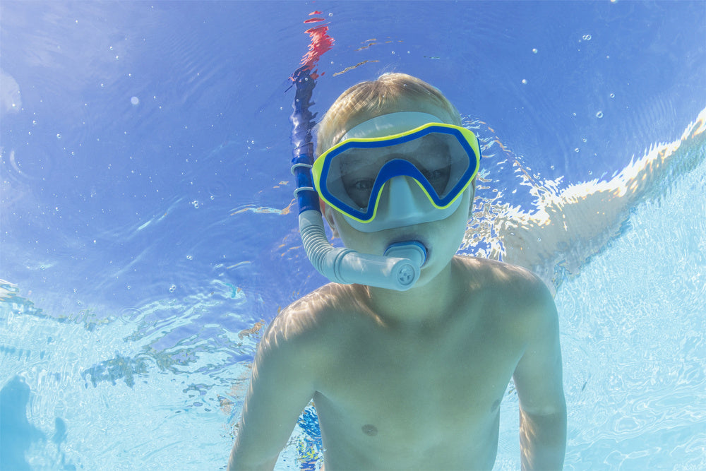 Vaikiškas nardymo rinkinys Bestway 25046, mėlynas