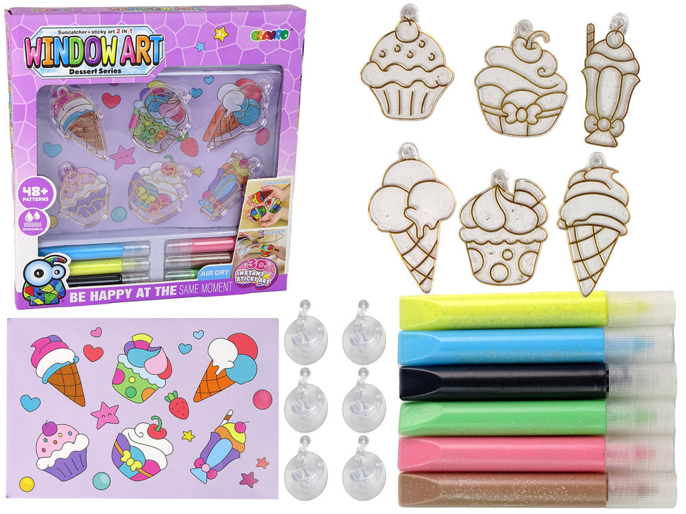 Kūrybinis 3D vitražo rinkinys „Ledai“