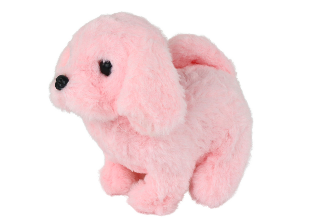 Interaktyvus žaislas, šuo, rožinis