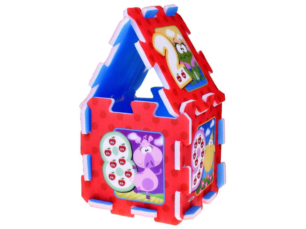 Dėlionė kilimėlis „Gyvūnai ir skaičiai“ 31x31cm