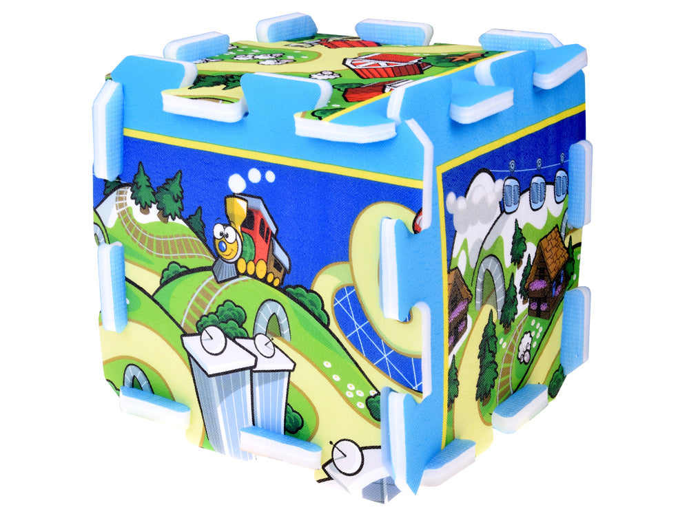 Dėlionė kilimėlis „Gatvės“ 31x31cm