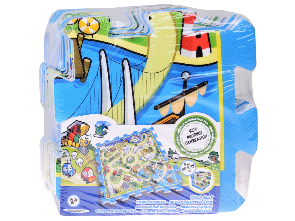 Dėlionė kilimėlis „Gatvės“ 31x31cm