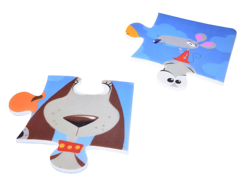 Dėlionė kilimėlis „Gyvūnai“ 37x37cm