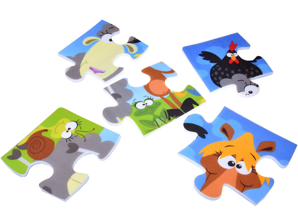 Dėlionė kilimėlis „Gyvūnai“ 37x37cm