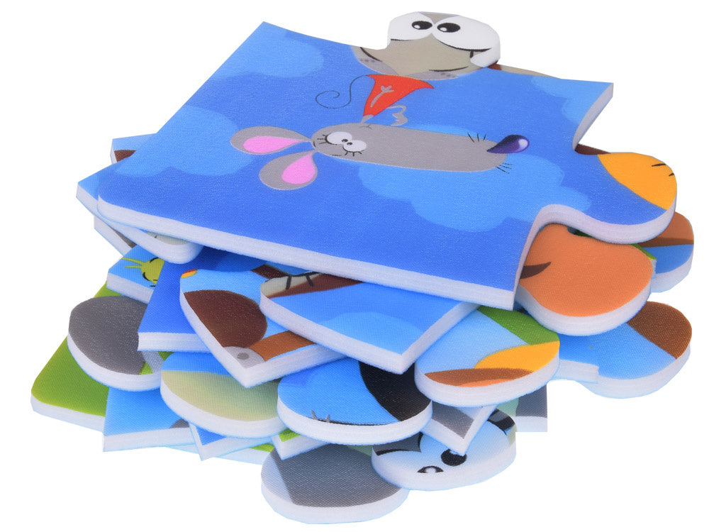 Dėlionė kilimėlis „Gyvūnai“ 37x37cm