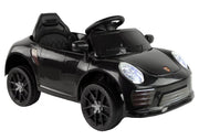 Vienvietis elektromobilis vaikams Porsche WMT-666, juodas