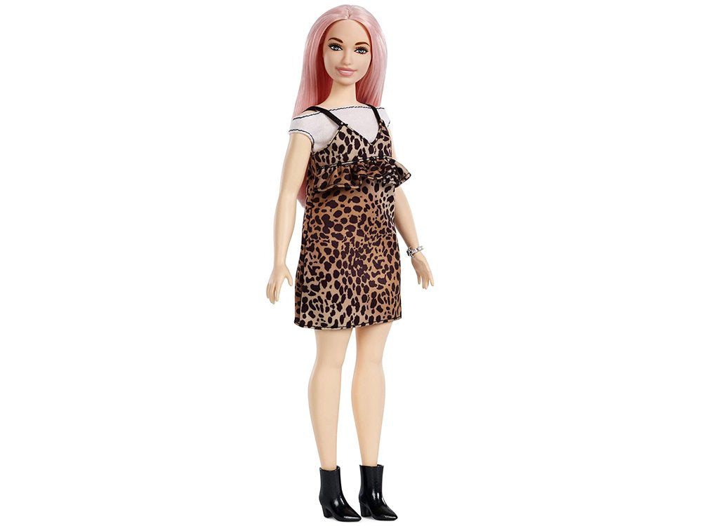 Lėlė Barbė leopardo suknele, Mattel