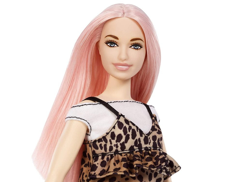 Lėlė Barbė leopardo suknele, Mattel