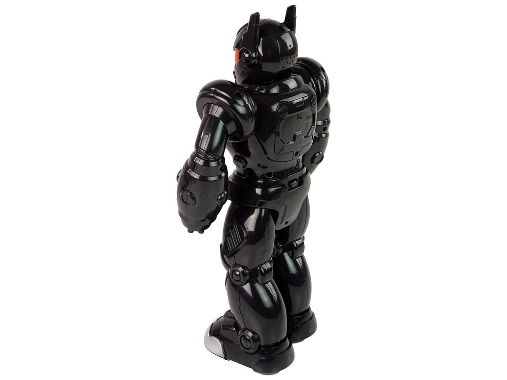 Interaktyvus vaikštantis robotas, juodas