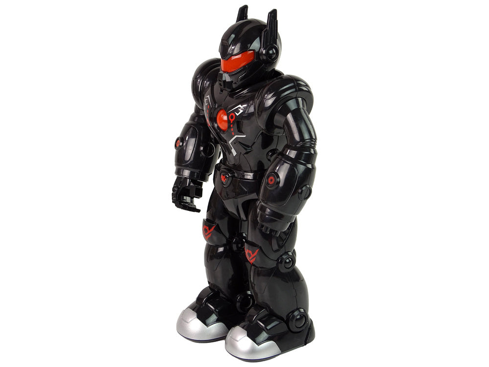 Interaktyvus vaikštantis robotas, juodas