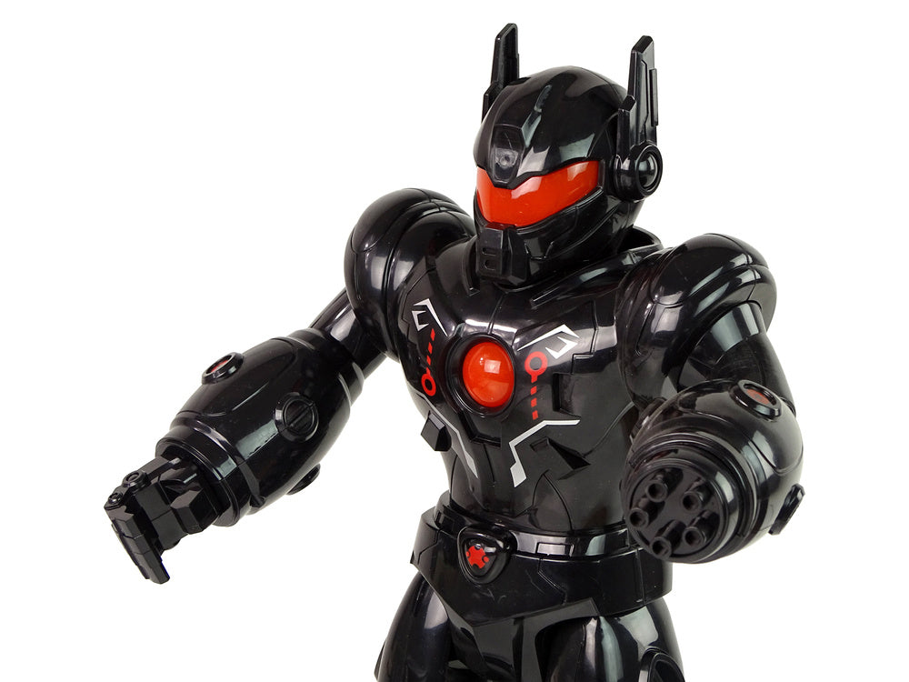 Interaktyvus vaikštantis robotas, juodas