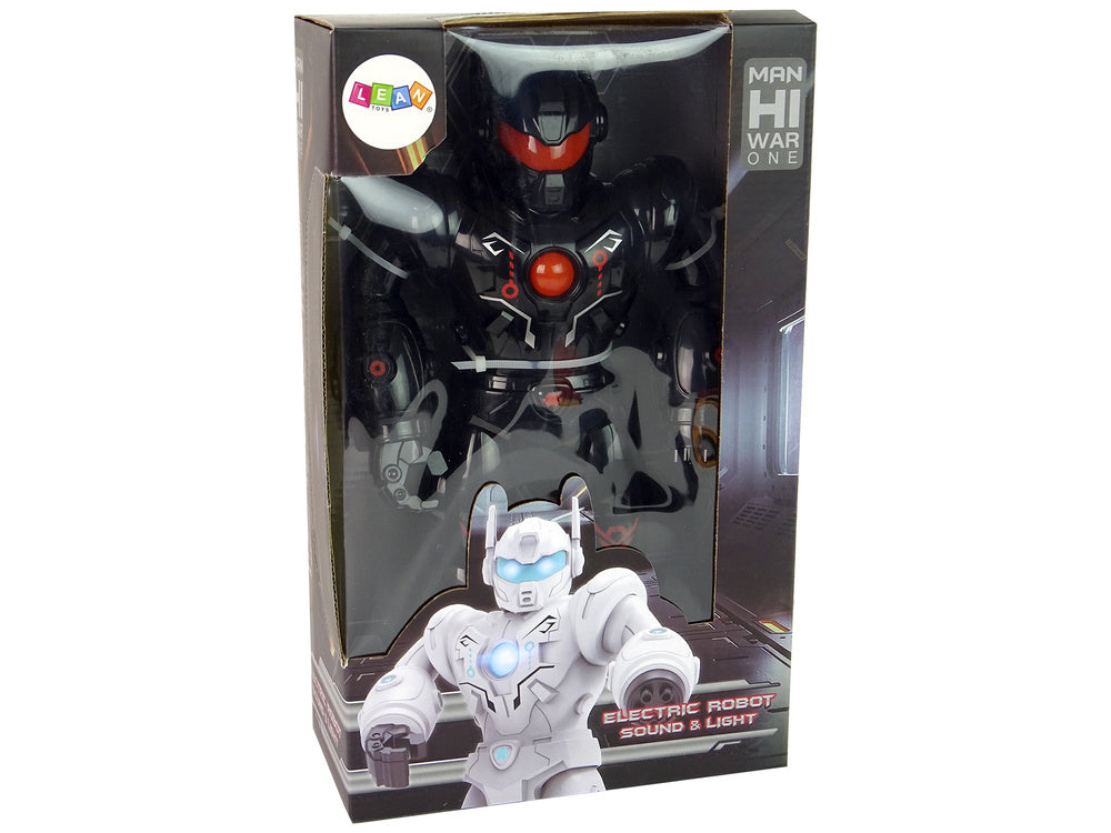 Interaktyvus vaikštantis robotas, juodas