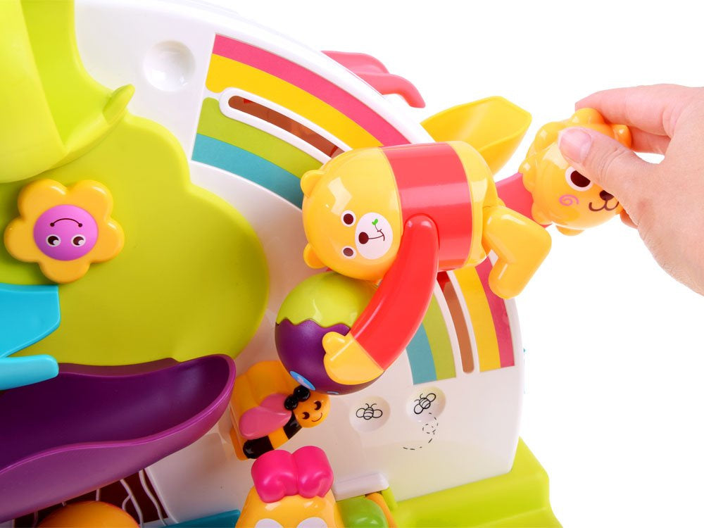 Kamuoliukų ir mašinos trasa su garsu 2in1