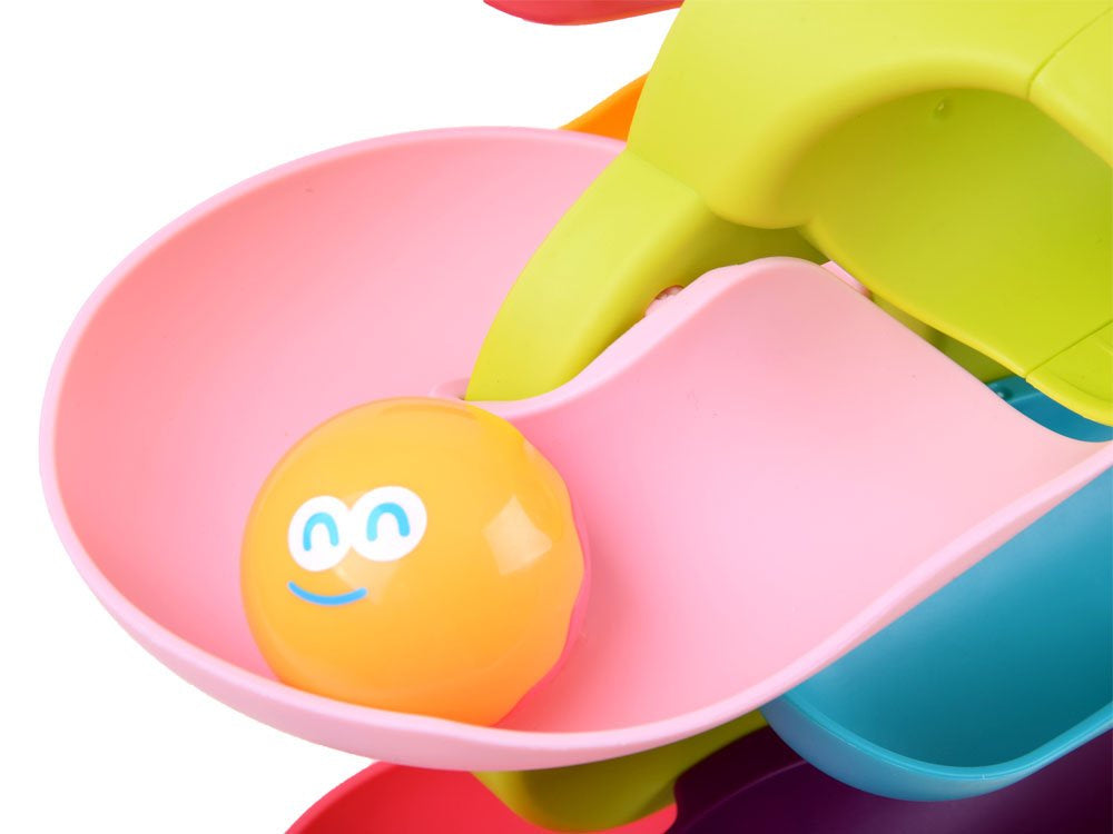 Kamuoliukų ir mašinos trasa su garsu 2in1