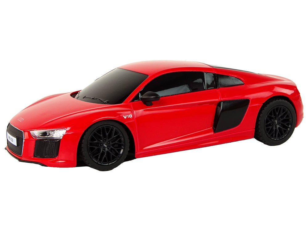 Nuotoliniu būdu valdomas automobilis Audi R8, raudonas