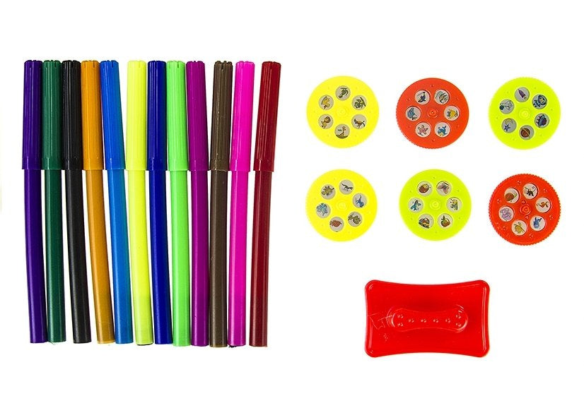 Piešimo lenta  su kosminiu projektoriumi 3in1