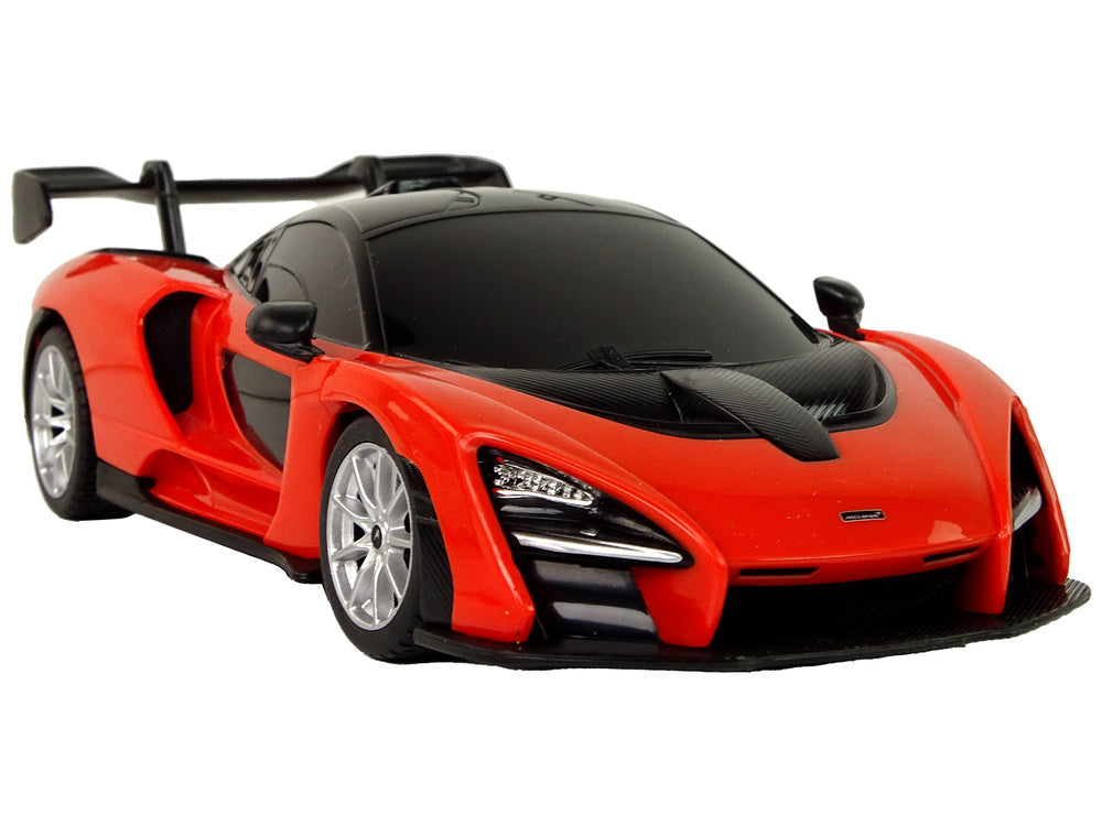 Nuotoliniu būdu valdomas automobilis McLaren, raudonas