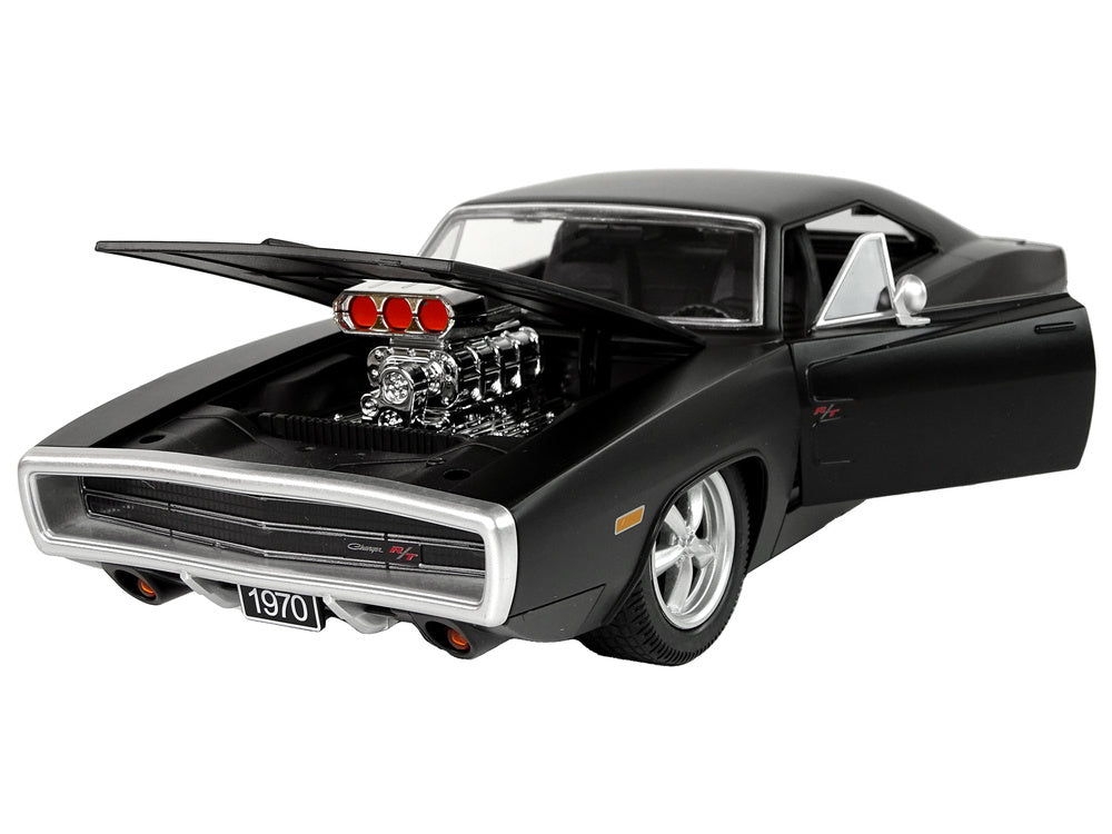 Nuotoliniu būdu automobilis Dodge Charger 1:16, juodas